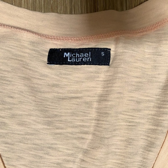 NEW MICHAEL LAUREN ZIGGY CLASSIC V-NECK TEE - Picture 6 of 6